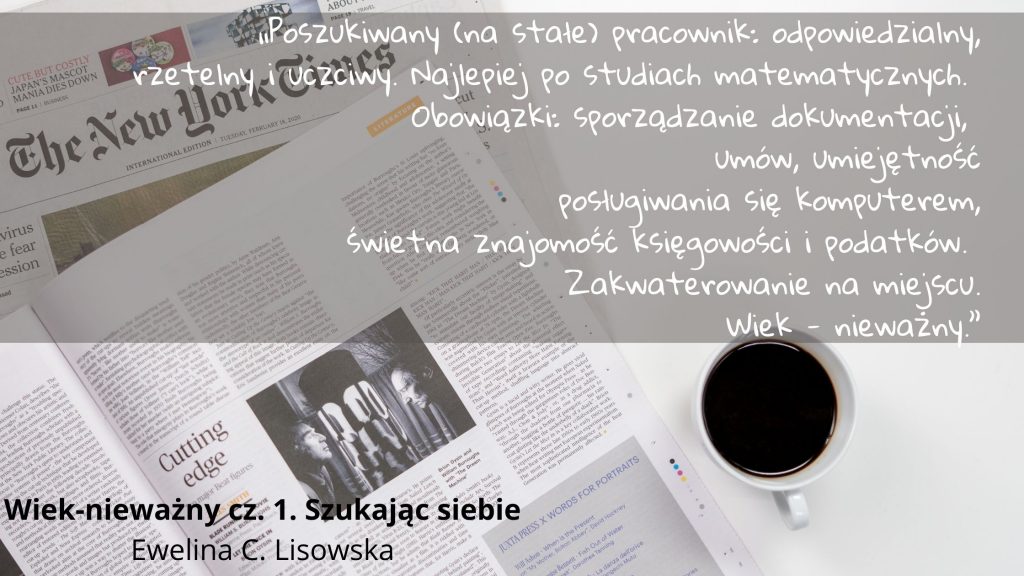 Wiek-nieważny - pierwszy romans