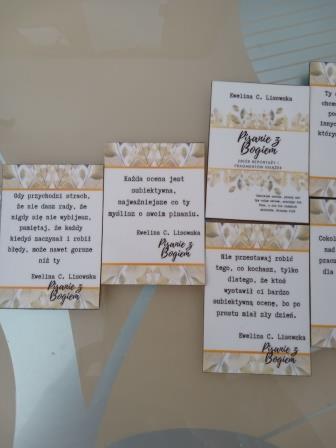 motywator pisarski - magnesy na lodówkę