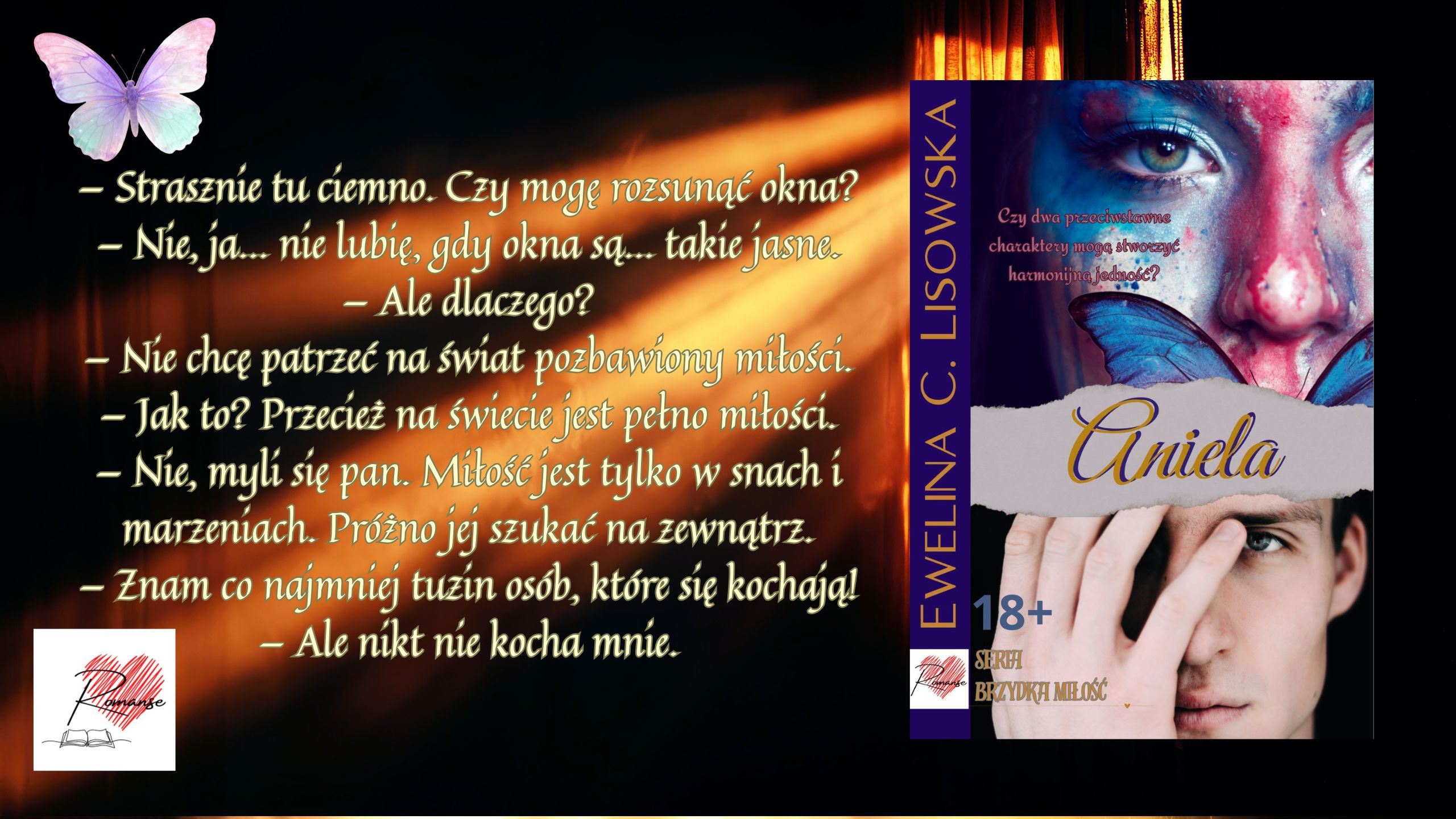 Ewelina C Lisowska Aniela romans historyczny z serii Brzydka Miłość